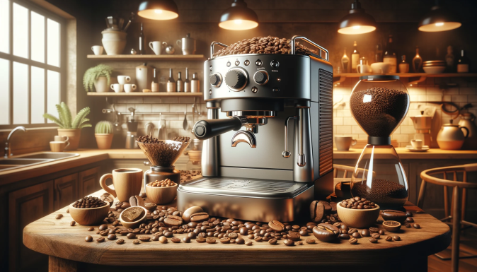 espresso machine different types of beans